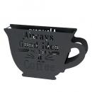 SPICE アイアン蚊遣り カップ ブラック 2個セット オブジェ ガーデン雑貨 高さ14