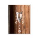 ハンギングガラスポット ディスプレイ 天井 吊り下げ 飾り アンティーク調 おしゃれ