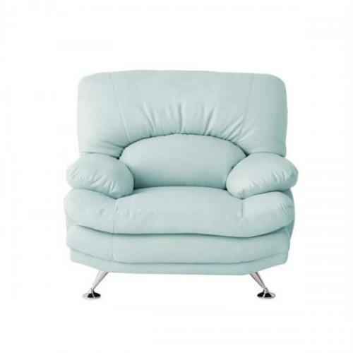 ハイバックソファ【Liveral】リベラル　アクアブルー