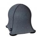 SPICE ジェリーフィッシュチェア デニム柄グレー ジュニア バランスボール 椅子 高さ38