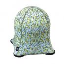 SPICE ジェリーフィッシュチェア モザイク ブルー×イエロー ジュニア バランスボール 高さ38