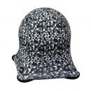 SPICE ジェリーフィッシュチェア モザイク グレー×ブラック ジュニア バランスボール 高さ38