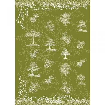 SPICE ラッピング薄用紙 グリーン 20mロール 2個セット ステーショナリー 高さ70