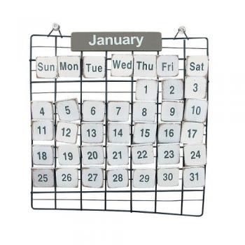 SPICE PRIMITIVE 万年カレンダー ホワイト Sサイズ 2個セット 幅240