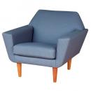 blue/green stripe low loung 椅子 ヴィンテージ グリーン 北欧 高さ75