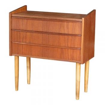 chest チェスト 北欧 アンティーク調 ヴィンテージ 木製 ミディアムブラウン 高さ69