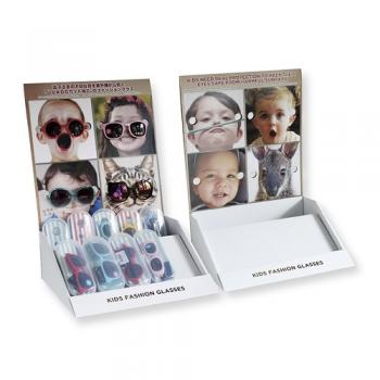 SPICE キッズファッショングラス用什器 ホワイト 紙 ディスプレイ