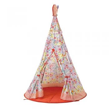 SPICE キッズテント フラワー かわいい おしゃれ アウトドア用品 花柄 ピンク 高さ170