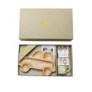 SPICE プチママン キッズ食器3点ギフトセット(トレイ/マグ/カトラリー) カー 高さ10