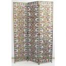 3連ビーズパーテーション ミックスM/ ついたて インテリア 衝立 間仕切り 目隠し スクリーン