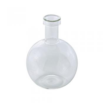 SPICE LABO GLASS ガラスフラワーベース フラスコD クリア 2個セット 高さ15.5