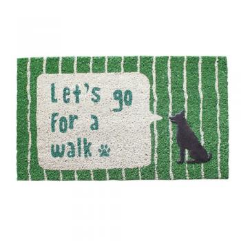 SPICE コイヤーマット Let's go for a walk 玄関マット おしゃれ 長さ75