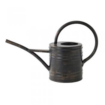 SPICE クラシカルブリキ細口ジョーロ B ブラウン 1.25L ブリキ 2個セット 高さ21.5