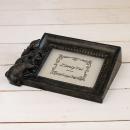 SPICE リバティーキャット フォトフレーム ブラック アニマルモチーフ 2個セット 高さ7