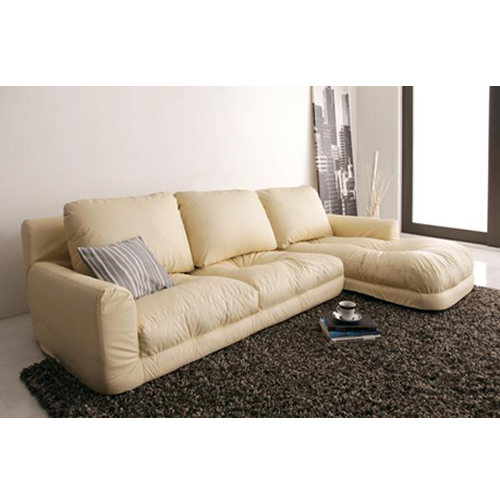 フロアコーナーカウチソファ【Withlow】ウィズロー/レザータイプ(右コーナー・左コーナー)