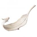 SPICE BLANC バードリーフトレイ ホワイト 2個セット エレガント 幅15