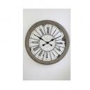 ルーヴル ラージクロック シャビー 壁掛け 時計 電池 おしゃれ アンティーク調 シンプル