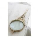 エッフェル ルーペ アンティーク調 ヨーロピアン 小物 ステーショナリー ガラス 真鍮 虫眼鏡