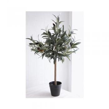 オリーブ トピアリーS イミテーション 植木 観葉植物 造花 フェイクグリーン ディスプレイ