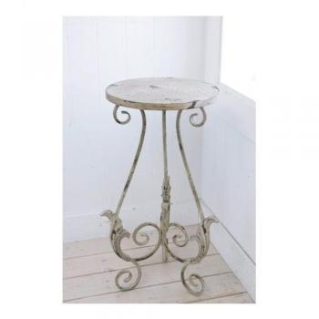 ブランシェ スモールスタンド  ディスプレイ アンティーク調 ヨーロピアン スチール 台 シャビー