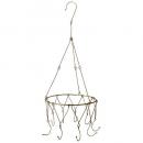 ヴィスハンギングラウンドワイヤー ハンガー アンティーク アイアン ゴールド 直径200