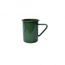 アンプリュスディープマグDG ホーロー グリーン 4個セット 北欧 シンプル ナチュラル 高さ100