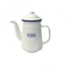 パリジャンコーヒーポット ホーロー ホワイト 2個セット フレンチ シンプル おしゃれ 高さ190