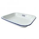 パリジャンベイクパン ホーロー ホワイト 2個セット 皿 フレンチ おしゃれ シンプル 幅290