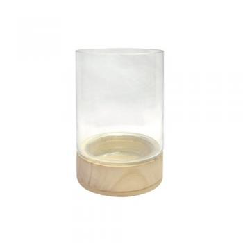 スタンドテラリウムウッドC-L ガラス雑貨 植物 ディスプレイ おしゃれ プランター 直径155