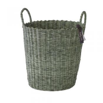 SPICE Mighty works ランドリーバスケット オリーブ かご ストロー 高さ47