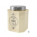キッチンキャニスターB-IV アイボリー お茶 TEA 小物入れ ボトル 保存容器 カフェ