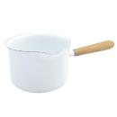 アンプリュスグレイビーメーカー ソースパン ホウロウ鍋 北欧 ホワイト おしゃれ 可愛い キッチン