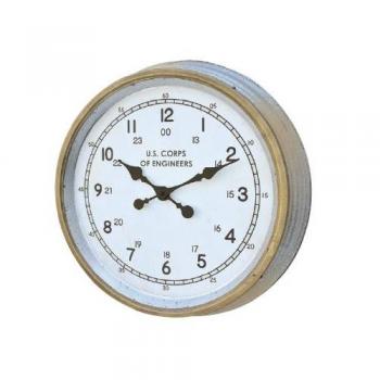 O.Fクロック30 時計 ウォールクロック ホワイト おしゃれ アンティーク調 壁掛け レトロ