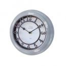 O.Fクロック34 時計 ウォールクロック ブルー おしゃれ アンティーク調 壁掛け レトロ