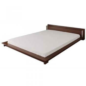 モダンライト付きフロアベッド【Yuragi】ゆらぎ　【フレームのみ】