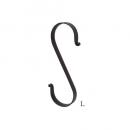 フェールSフックL アイアン 壁掛け かわいい アンティークブラック おしゃれ シンプル