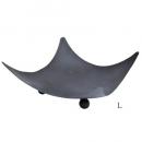 フェールサークルプレートL アイアン 皿 かわいい アンティークブラック おしゃれ シンプル