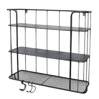 ジ-ニアルメタルシェルフB ウォールシェルフ かっこいい インダストリアル 棚 シンプル 幅600