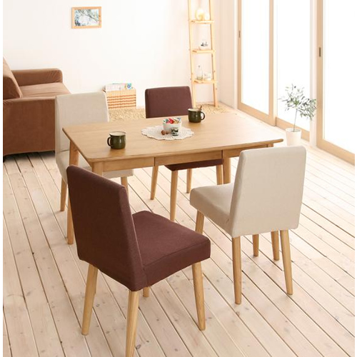 天然木タモ無垢材ダイニング【unica】ユニカ　4点セット(テーブル+チェア×2+ベンチ)