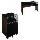 鏡面仕上げ デザインシステムデスク【FELIX】フェリクス