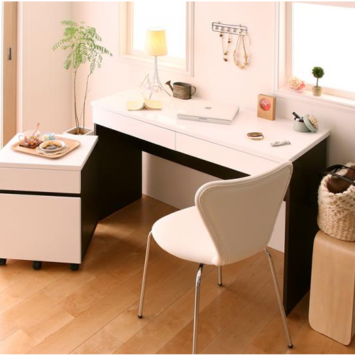 鏡面仕上げ デザインシステムデスク【FELIX】フェリクス