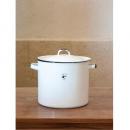 スワローポット 持ち手 ホーロー キッチン用品 食材保存 ナチュラル おしゃれ 白 ホワイト