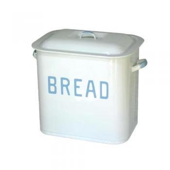 ブレッド缶 ホーロー キッチン用品 食材保存 おしゃれ 白 ホワイト かわいい 米びつ レシピ本