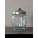 16角ジャー アンティーク調 食品保存容器 ガラス 瓶 おしゃれ キッチン用品 ポット ジャー