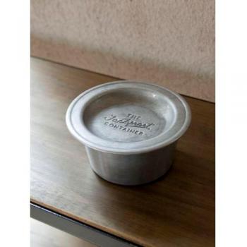 アルミコンテナS 小物入れ 収納 おしゃれ アンティーク調 蓋付き ディスプレイ メタル色