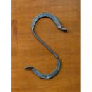 エンボスフック S 4個セット アイアン 掛ける アンティーク調 おしゃれ シンプル 黒 ブラック