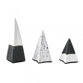 SPICE アートリングホルダー3個セット B×2set 陶器 ディスプレイ おしゃれ 高さ4~8