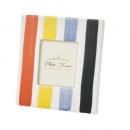 SPICE セラミックフォトフレーム カラフルストライプ ミニサイズ 2個セット 高さ15