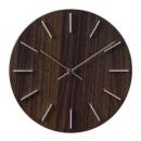 SPICE EDGE 壁掛け時計 WOODGRAIN ブラウン 30cm おしゃれ ガレージライク