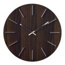 SPICE EDGE 壁掛け時計 WOODGRAIN ブラウン 40cm おしゃれ ガレージライク